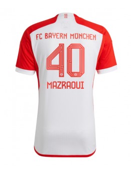 Bayern Munich Noussair Mazraoui #40 Heimtrikot 2023-24 Kurzarm